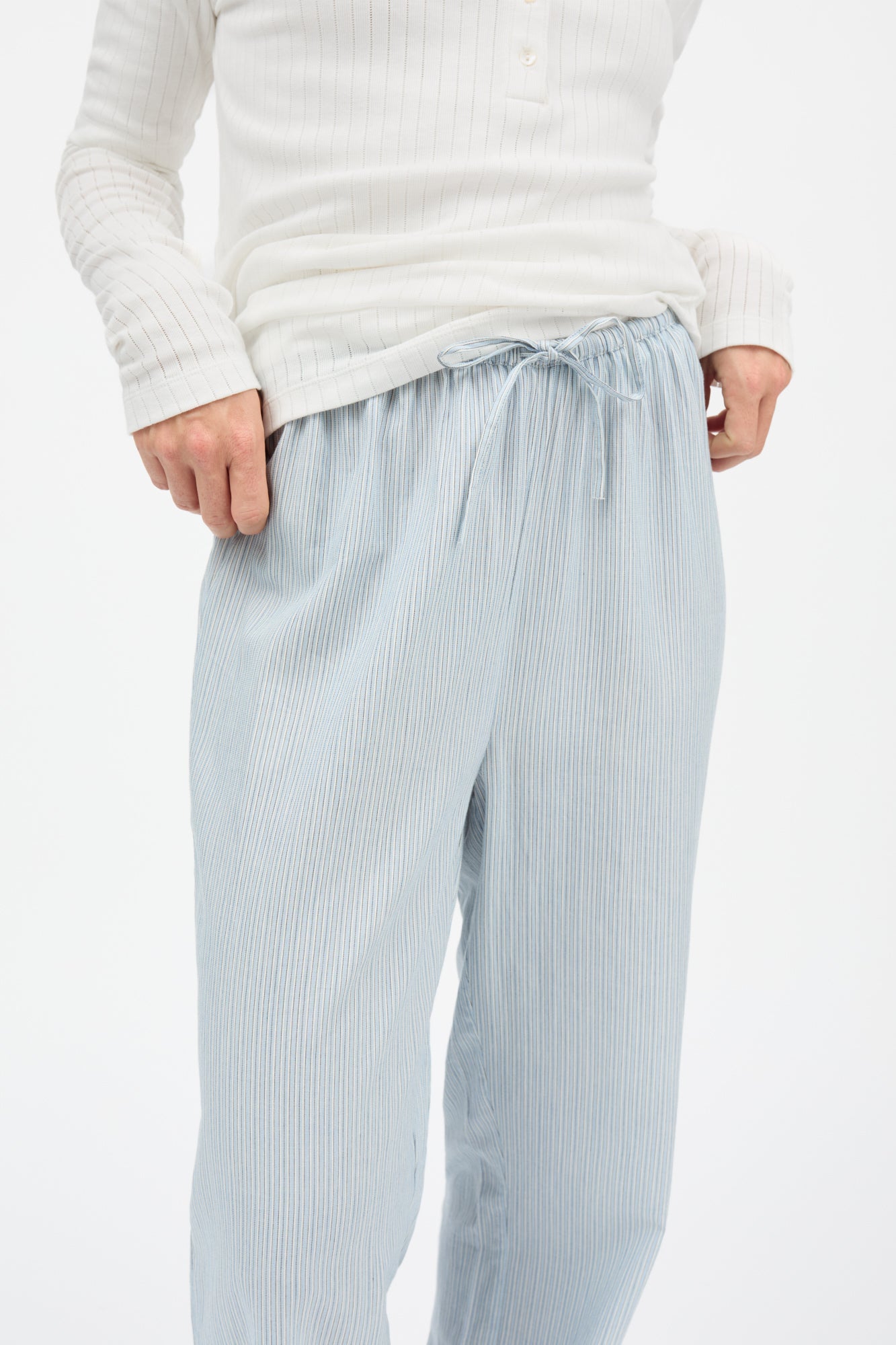 Skall Studio Aude pants Pants Tiny blue stripe